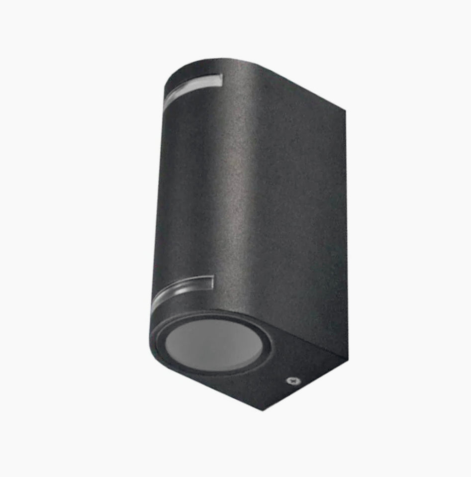 Applique per esterni a parete giardino – Doppia emissione luce attacco GU10 IP54 - ambraled