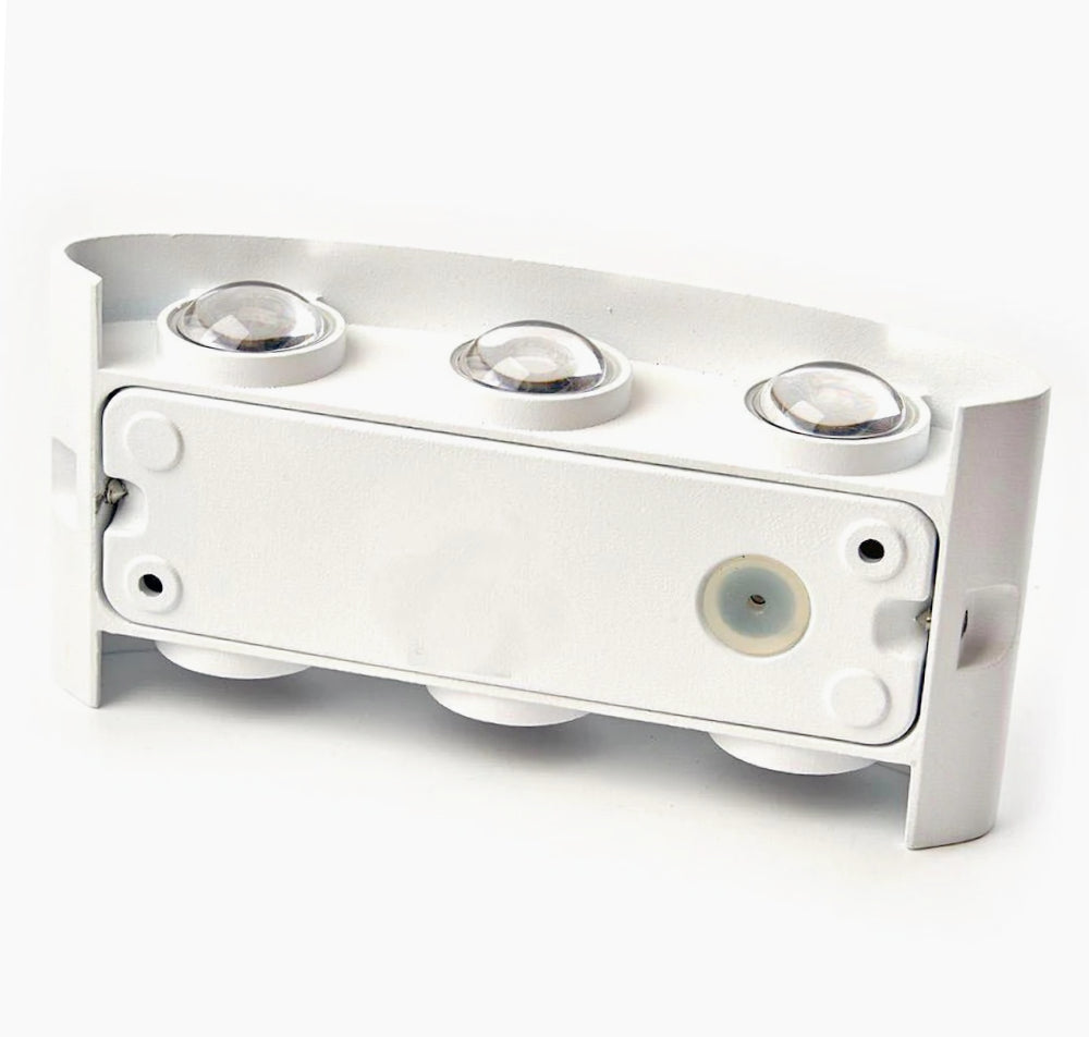 Applique doppia emissione 6 LED 16W bianco – Tecnologia CCT IP65 - ambraled
