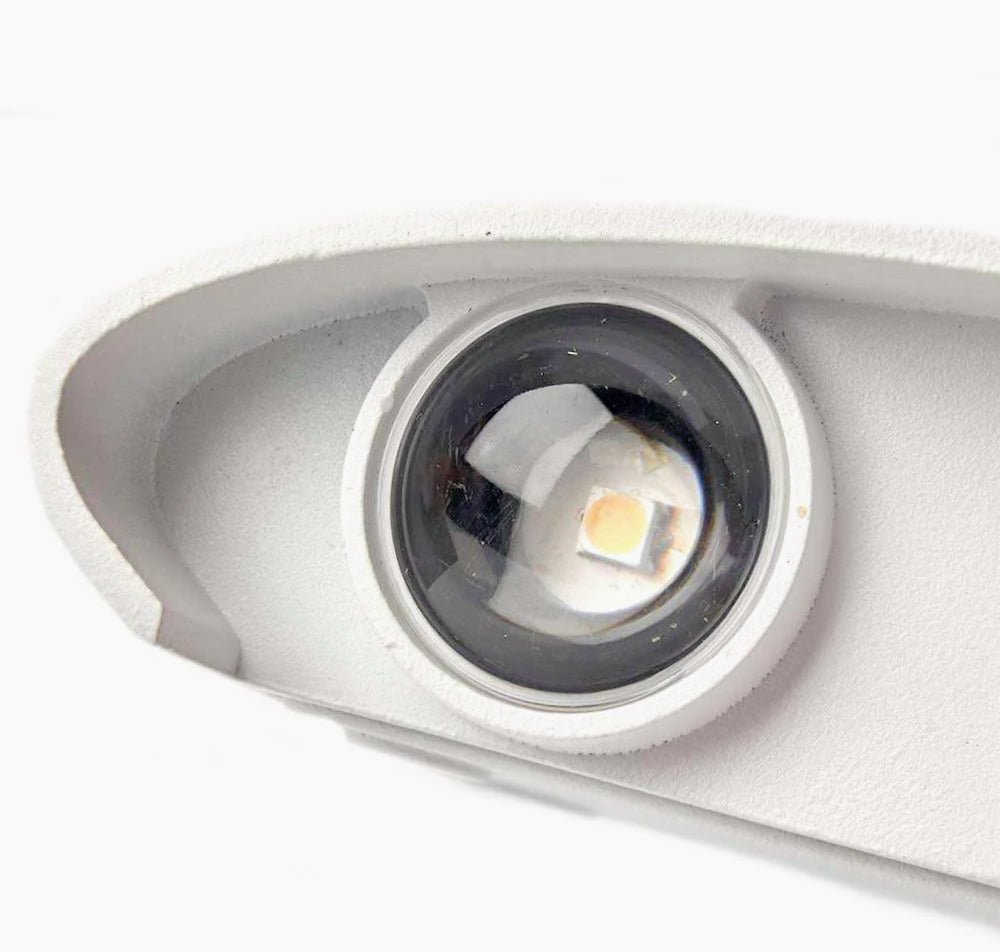 Applique doppia emissione 6 LED 16W bianco – Tecnologia CCT IP65 - ambraled