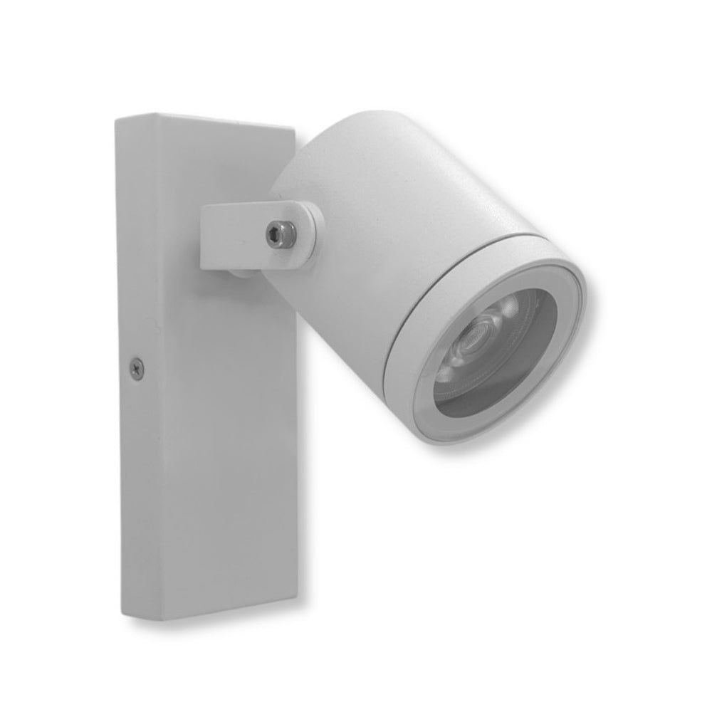 Applique orientabile da parete con attacco GU10 – Lampada da muro IP44 - ambraled