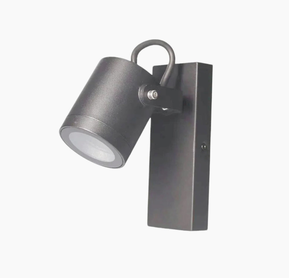 Applique orientabile da parete con attacco GU10 – Lampada da muro IP44 - ambraled