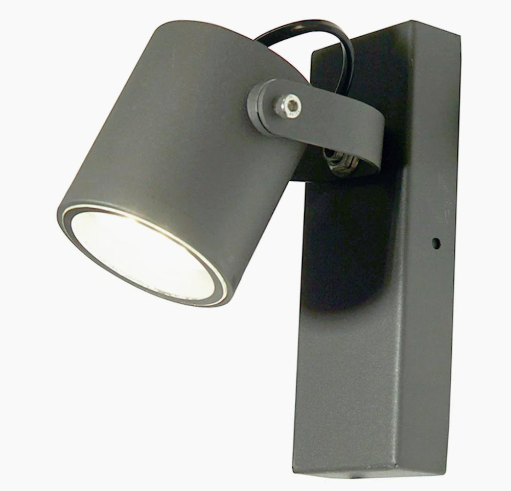 Applique orientabile da parete con attacco GU10 – Lampada da muro IP44 - ambraled