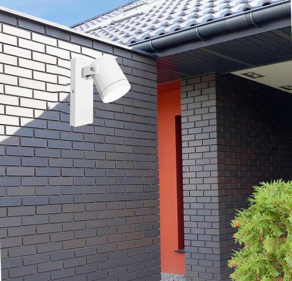 Applique orientabile da parete con attacco GU10 – Lampada da muro IP44 - ambraled
