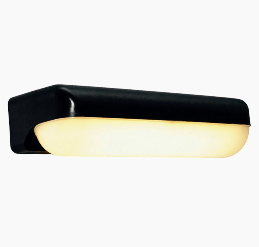 Applique LED esterna 12W – Colore nero, regolabile su 3000K / 4000K / 6500K, protezione IP65 - ambraled
