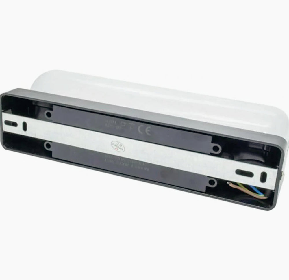 Applique LED esterna 12W – Colore nero, regolabile su 3000K / 4000K / 6500K, protezione IP65 - ambraled