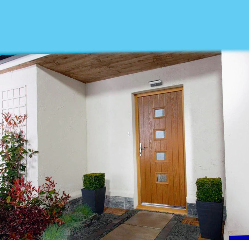 Lampada esterna 10W con sensore movimento PIR – Luce bianca 6500K, impermeabile IP54 - ambraled