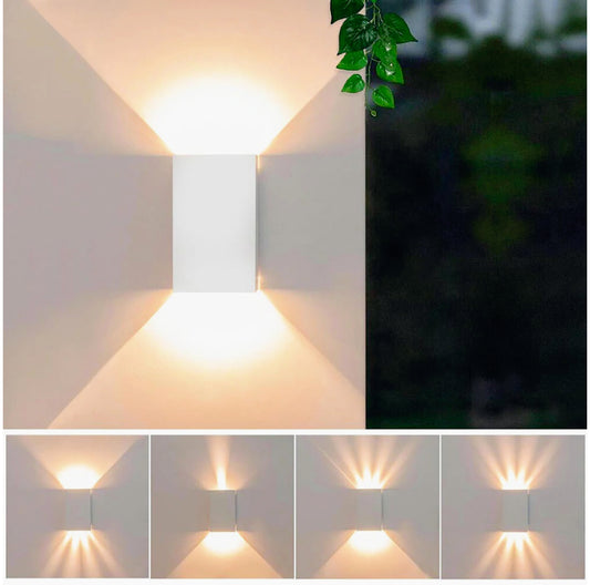 Applique LED esterna 10W doppio fascio di luce regolabile – Protezione IP65 - ambraled