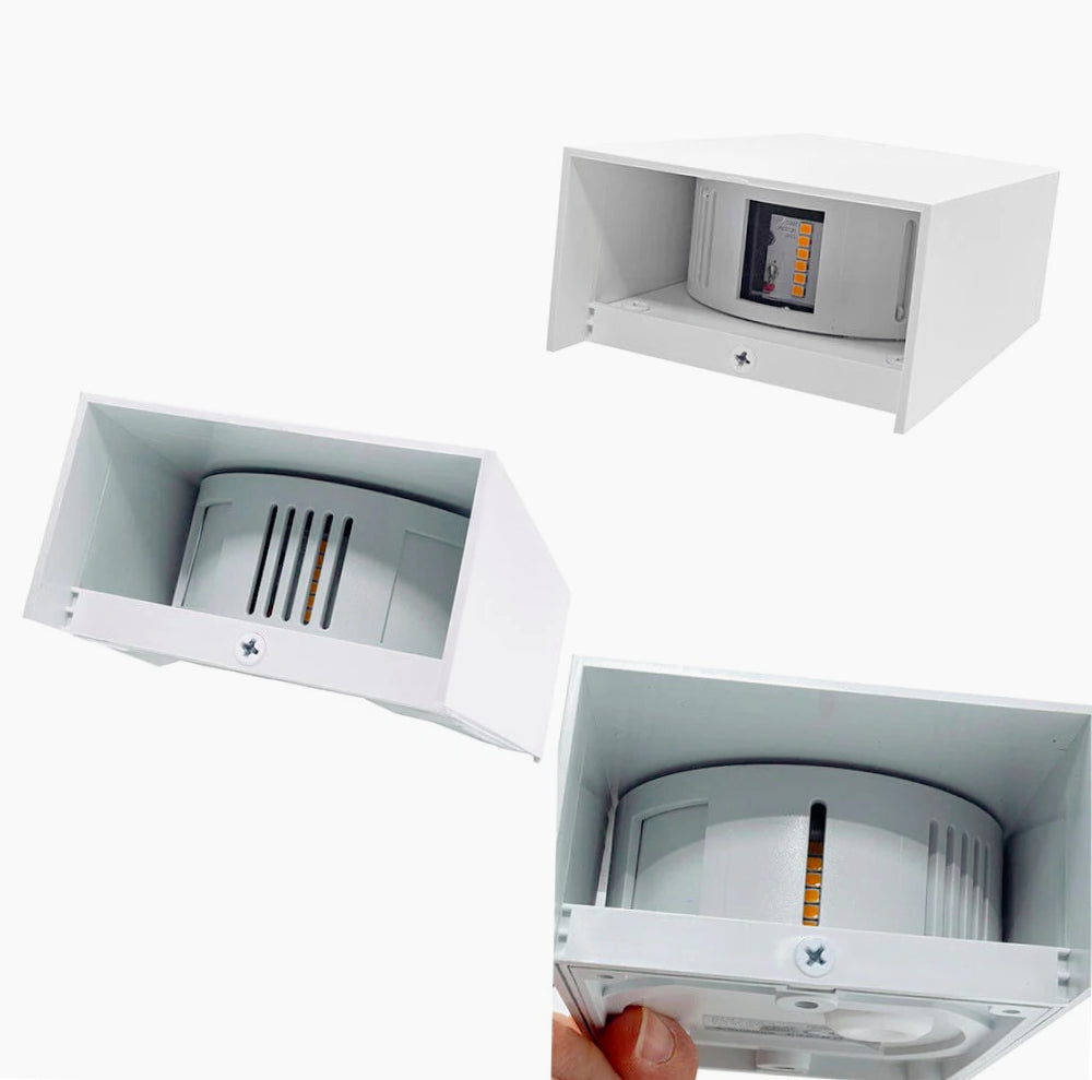 Applique LED esterna 10W doppio fascio di luce regolabile – Protezione IP65 - ambraled
