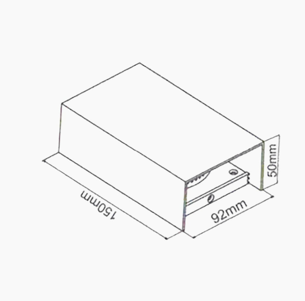 Applique LED esterna 10W doppio fascio di luce regolabile – Protezione IP65 - ambraled