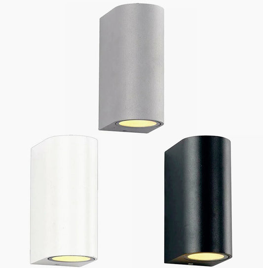 Applique a parete doppia emissione – 2 portalampade GU10 - ambraled