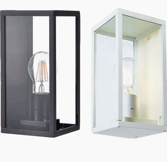 Lampada esterna rustica E27 – Ideale per illuminazione di facciate, terrazzi e giardini - ambraled