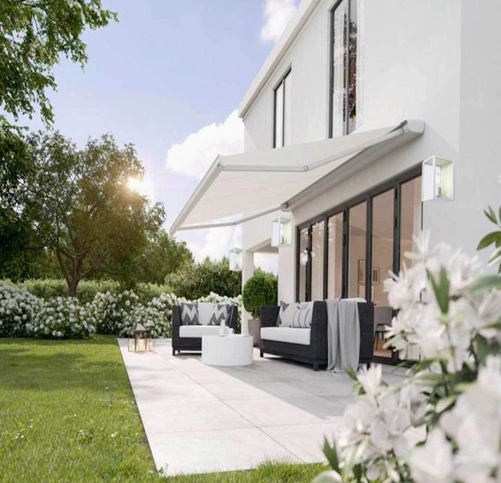 Lampada esterna rustica E27 – Ideale per illuminazione di facciate, terrazzi e giardini - ambraled
