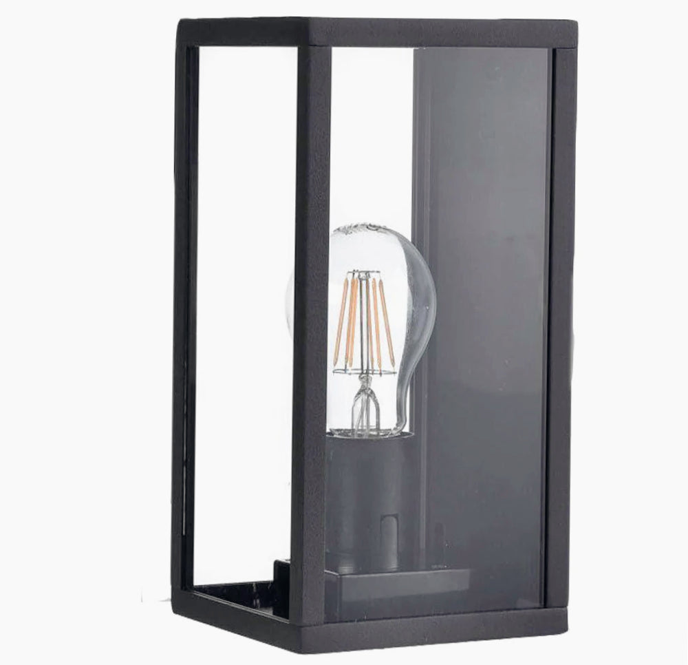Lampada esterna rustica E27 – Ideale per illuminazione di facciate, terrazzi e giardini - ambraled