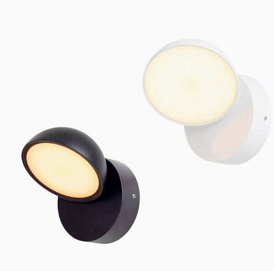 Applique a LED per esterni 12W – Tecnologia CCT, luce regolabile bianca calda/fredda, colore bianco o grigio - ambraled