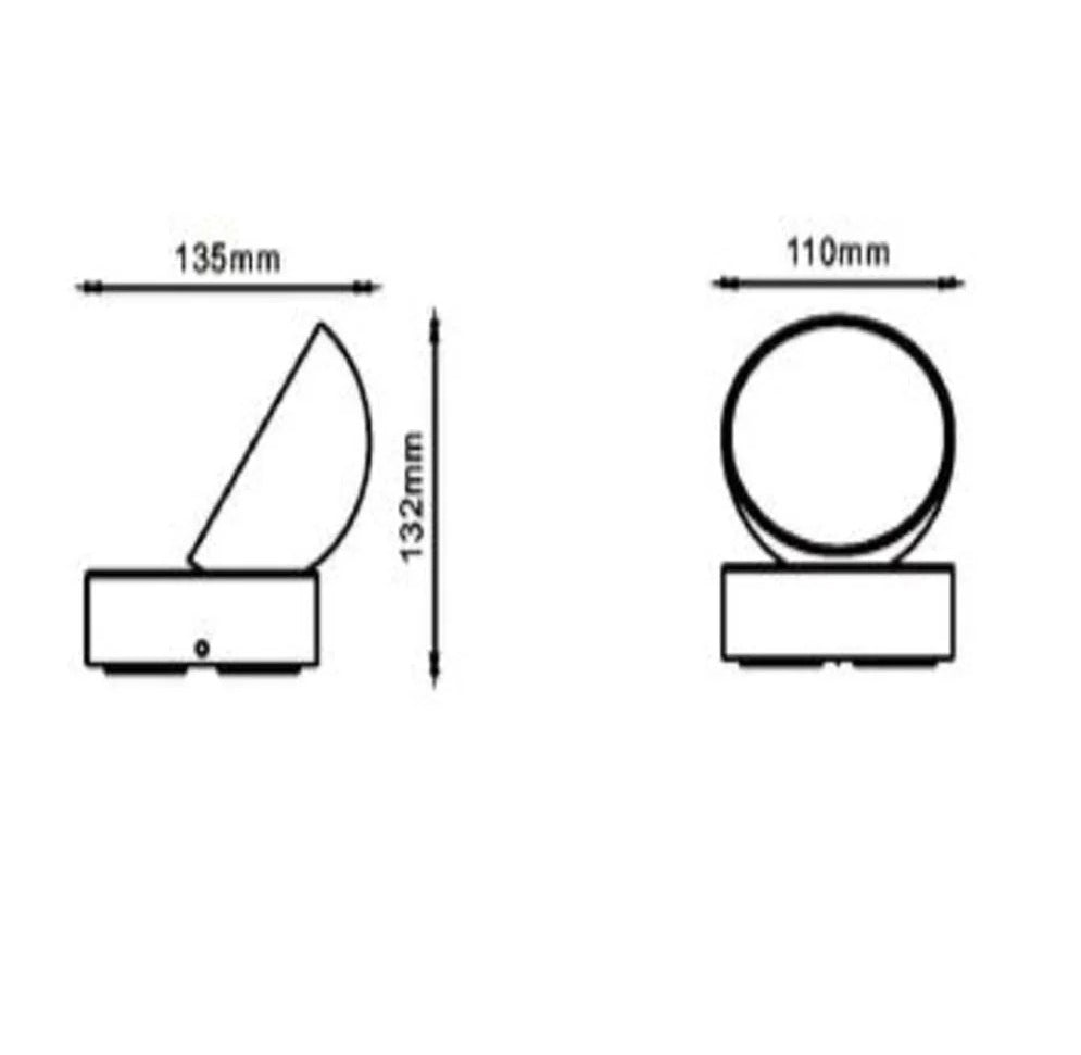 Applique a LED per esterni 12W – Tecnologia CCT, luce regolabile bianca calda/fredda, colore bianco o grigio - ambraled
