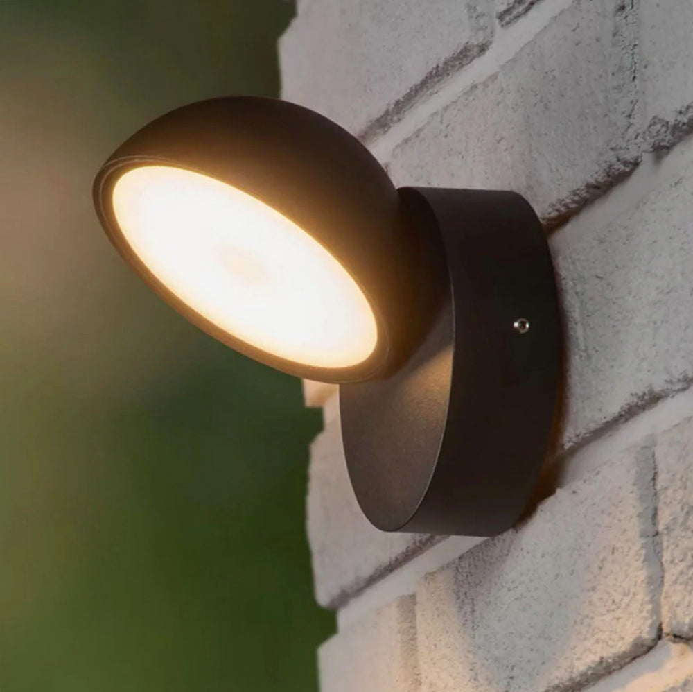 Applique a LED per esterni 12W – Tecnologia CCT, luce regolabile bianca calda/fredda, colore bianco o grigio - ambraled