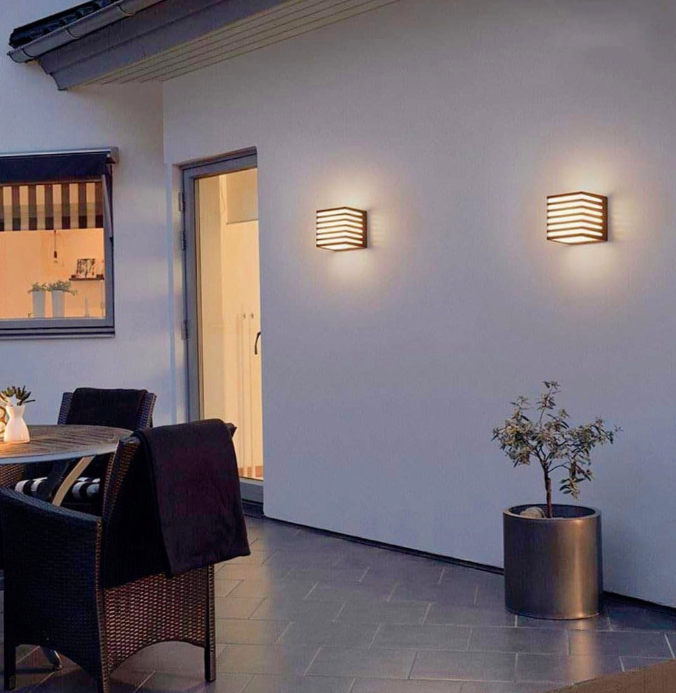 Applique cubo in LED per esterni – 10W tecnologia CCT IP54 - ambraled