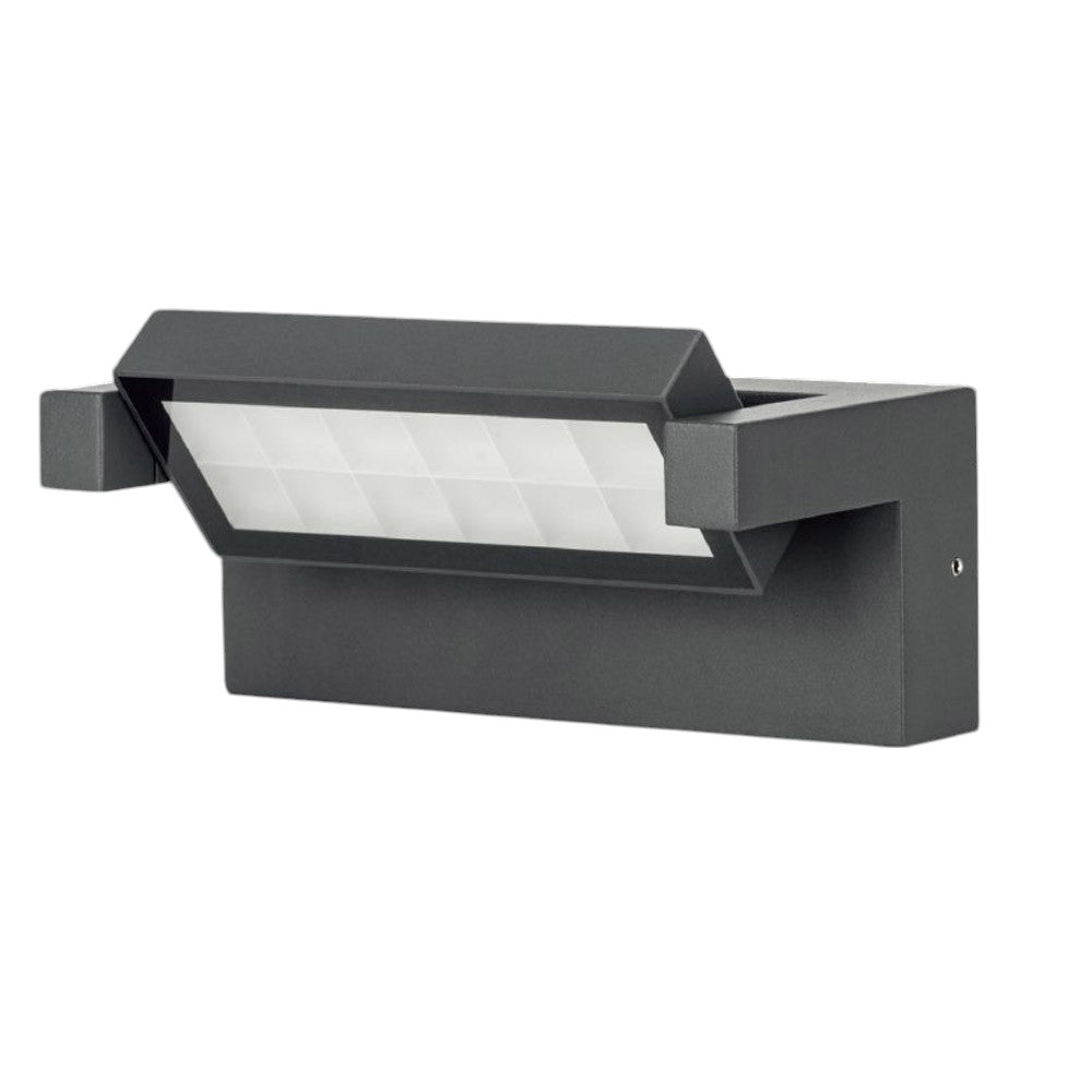 Applique da parete per esterni 21W – Tecnologia CCT 3 colori, inclinabile, protezione IP65 - ambraled