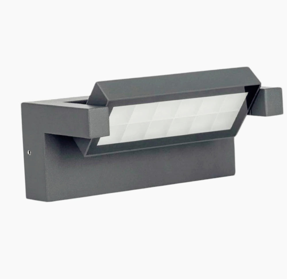 Applique da parete per esterni 21W – Tecnologia CCT 3 colori, inclinabile, protezione IP65 - ambraled