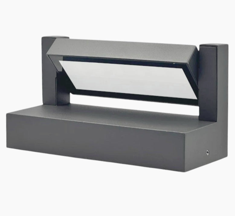 Applique da parete per esterni 21W – Tecnologia CCT 3 colori, inclinabile, protezione IP65 - ambraled