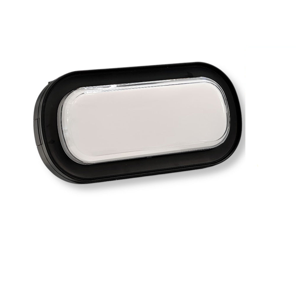 Applique parete ovale a led 23W plafoniera a soffitto IP54 CCT switch - ambraled