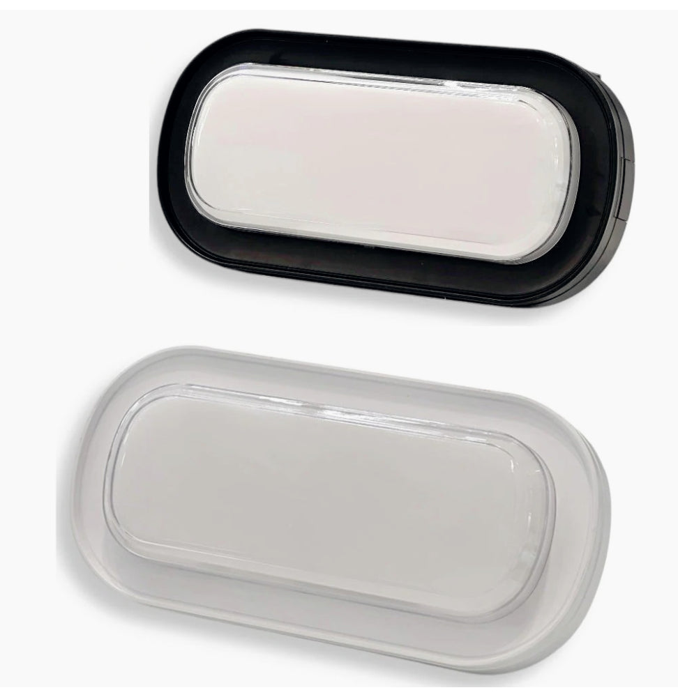 Applique parete ovale a led 23W plafoniera a soffitto IP54 CCT switch - ambraled