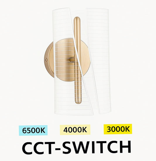 Applique moderna 6W – Tecnologia CCT, regolabile tra luce fredda, calda e naturale - ambraled