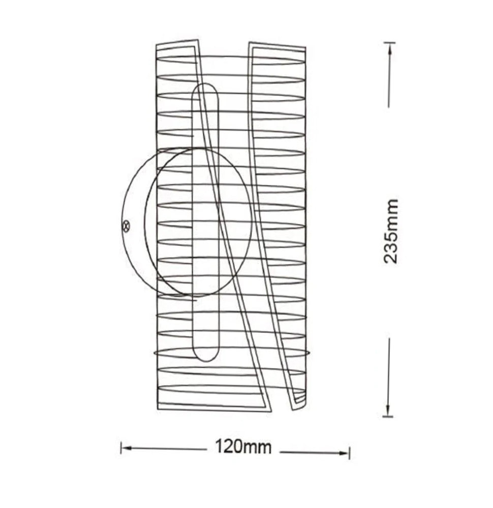Applique moderna 6W – Tecnologia CCT, regolabile tra luce fredda, calda e naturale - ambraled
