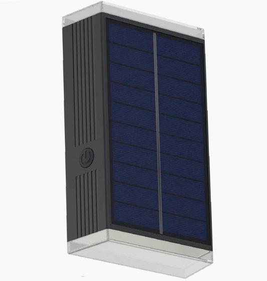 Applique solare 2W – Doppia emissione luce, tecnologia CCT regolabile, protezione IP54 - ambraled