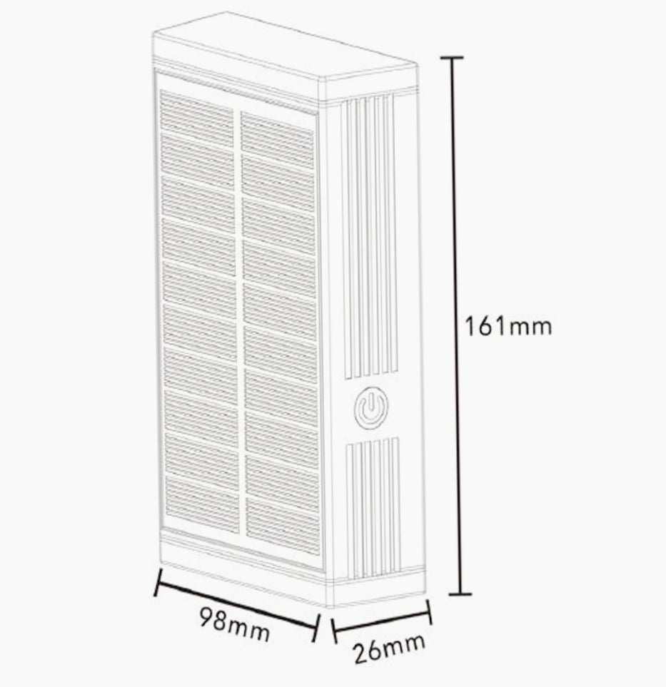 Applique solare 2W – Doppia emissione luce, tecnologia CCT regolabile, protezione IP54 - ambraled