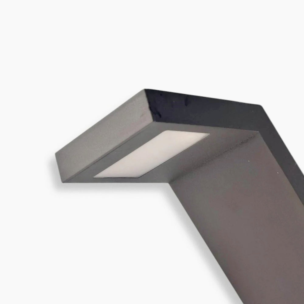 Lampione giardino/parete nero – LED 10W 4000K IP54 - ambraled