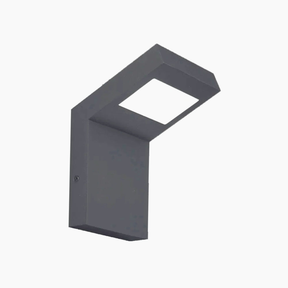 Lampione giardino/parete nero – LED 10W 4000K IP54 - ambraled
