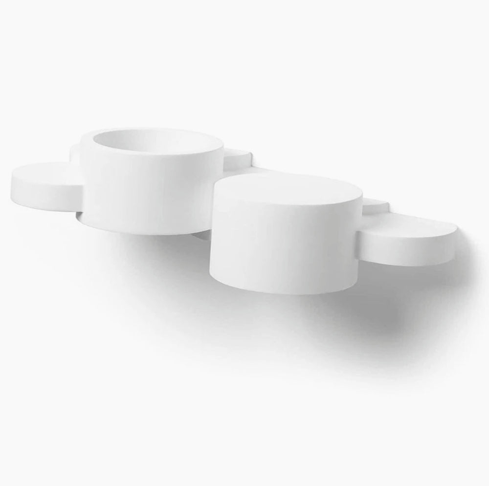 Applique in gesso verniciabile per parete – Doppia emissione luce up & down G9 - ambraled
