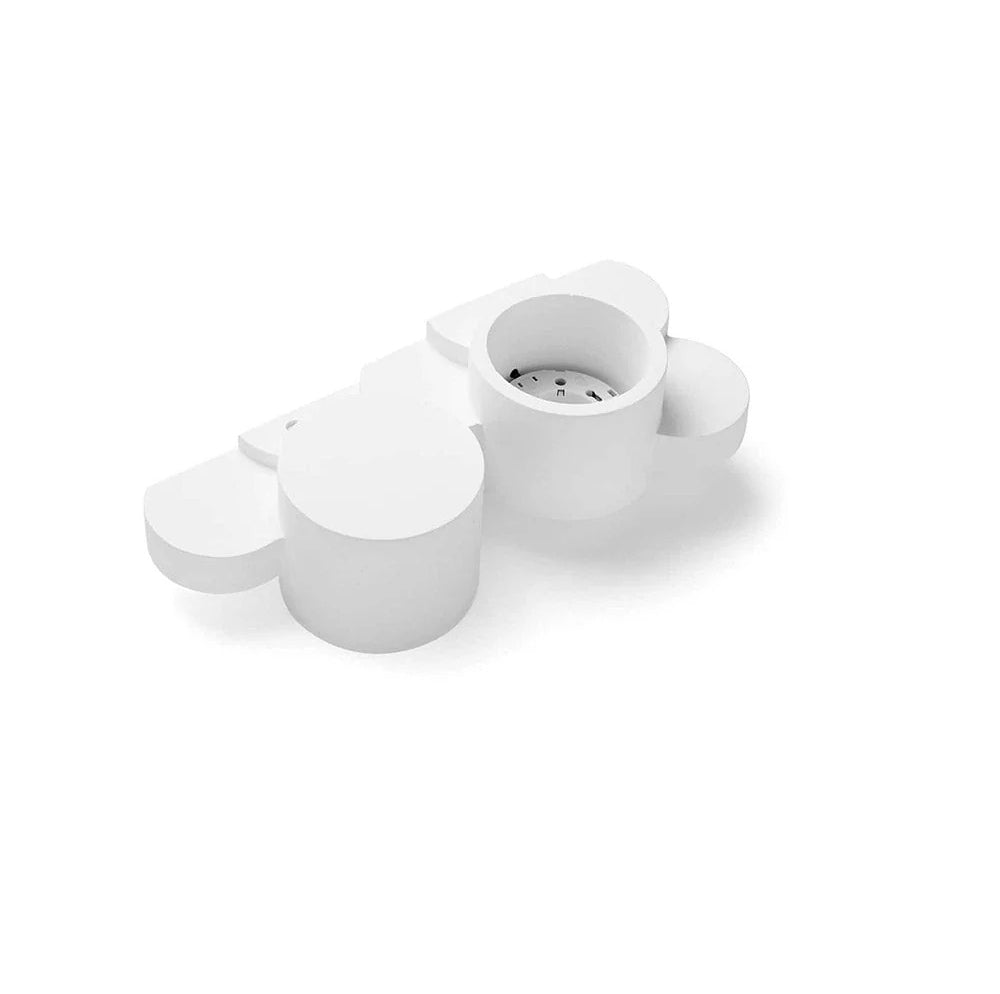 Applique in gesso verniciabile per parete – Doppia emissione luce up & down G9 - ambraled