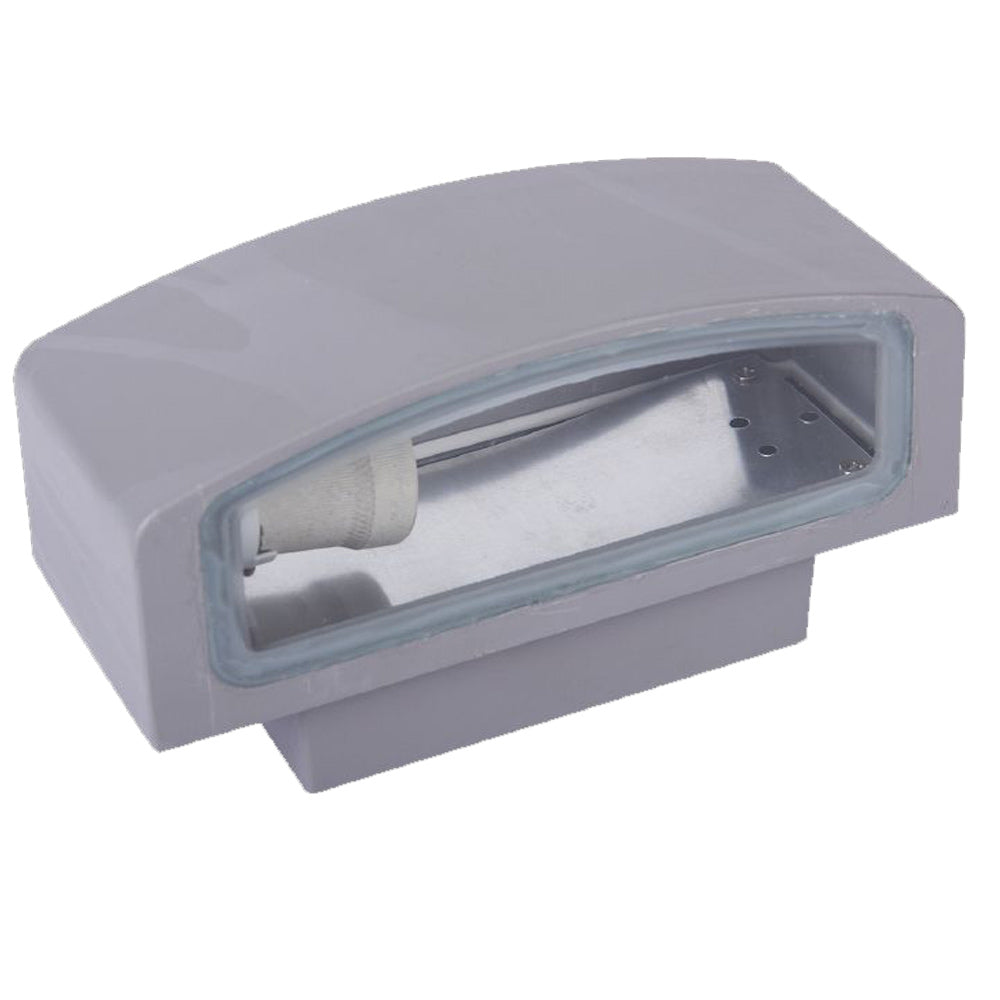 Applique parete esterna – Lampada da muro E27, doppia emissione luce, protezione IP65 - ambraled