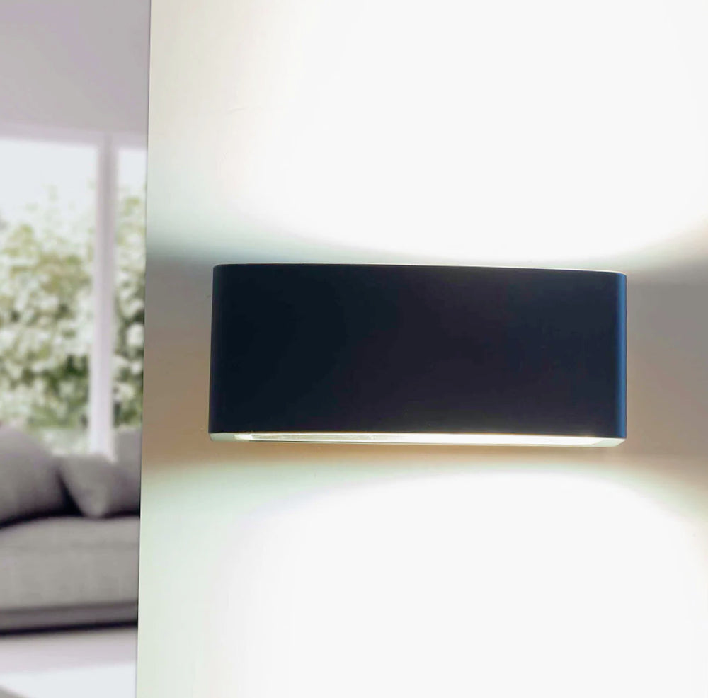 Applique parete esterna – Lampada da muro E27, doppia emissione luce, protezione IP65 - ambraled