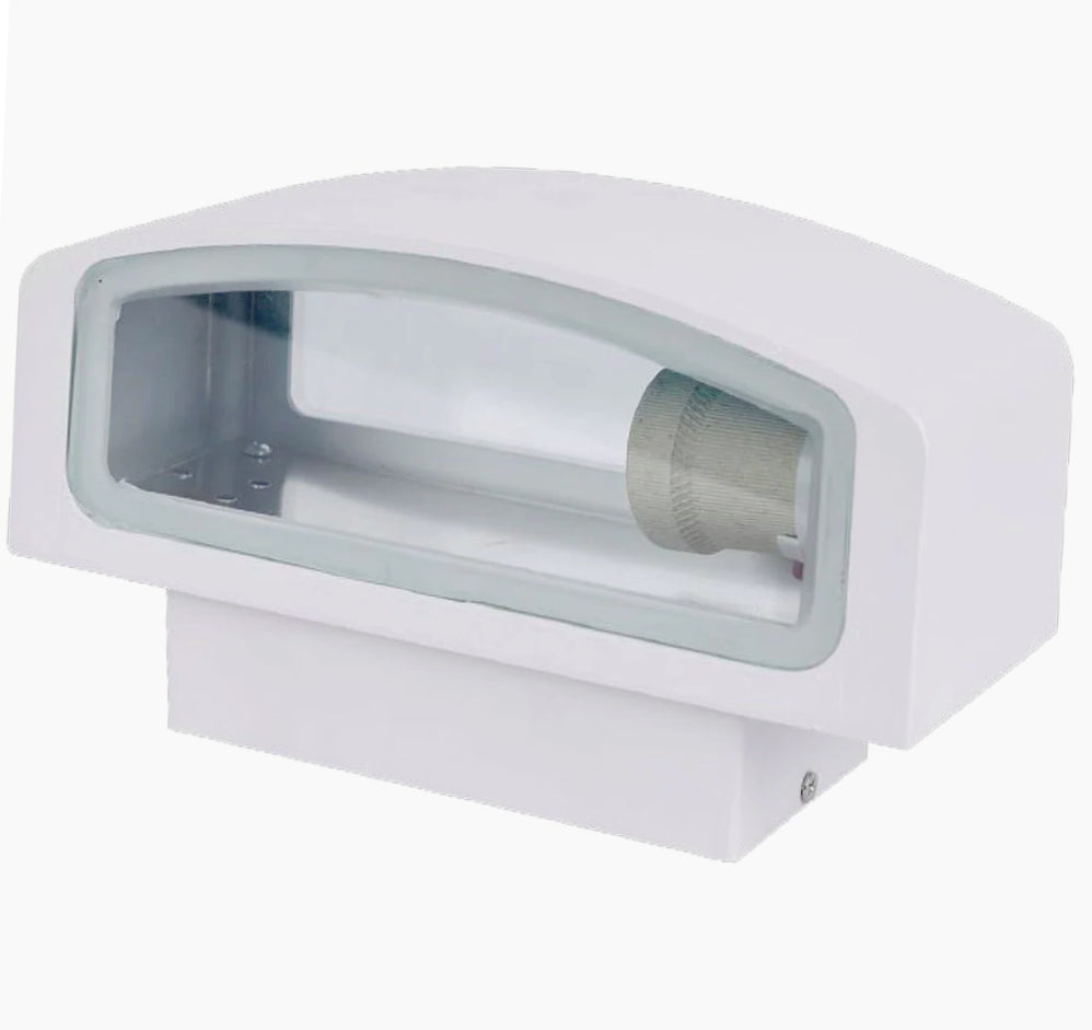 Applique parete esterna – Lampada da muro E27, doppia emissione luce, protezione IP65 - ambraled