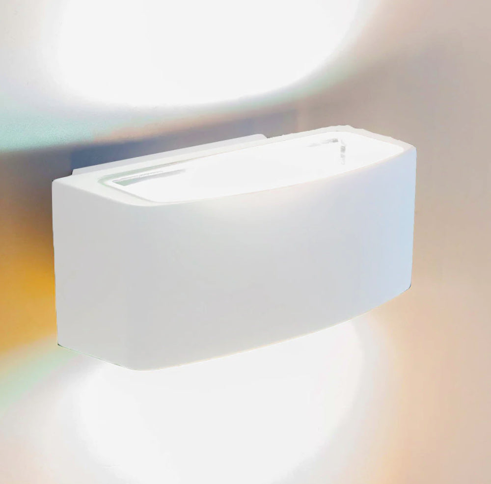 Applique parete esterna – Lampada da muro E27, doppia emissione luce, protezione IP65 - ambraled