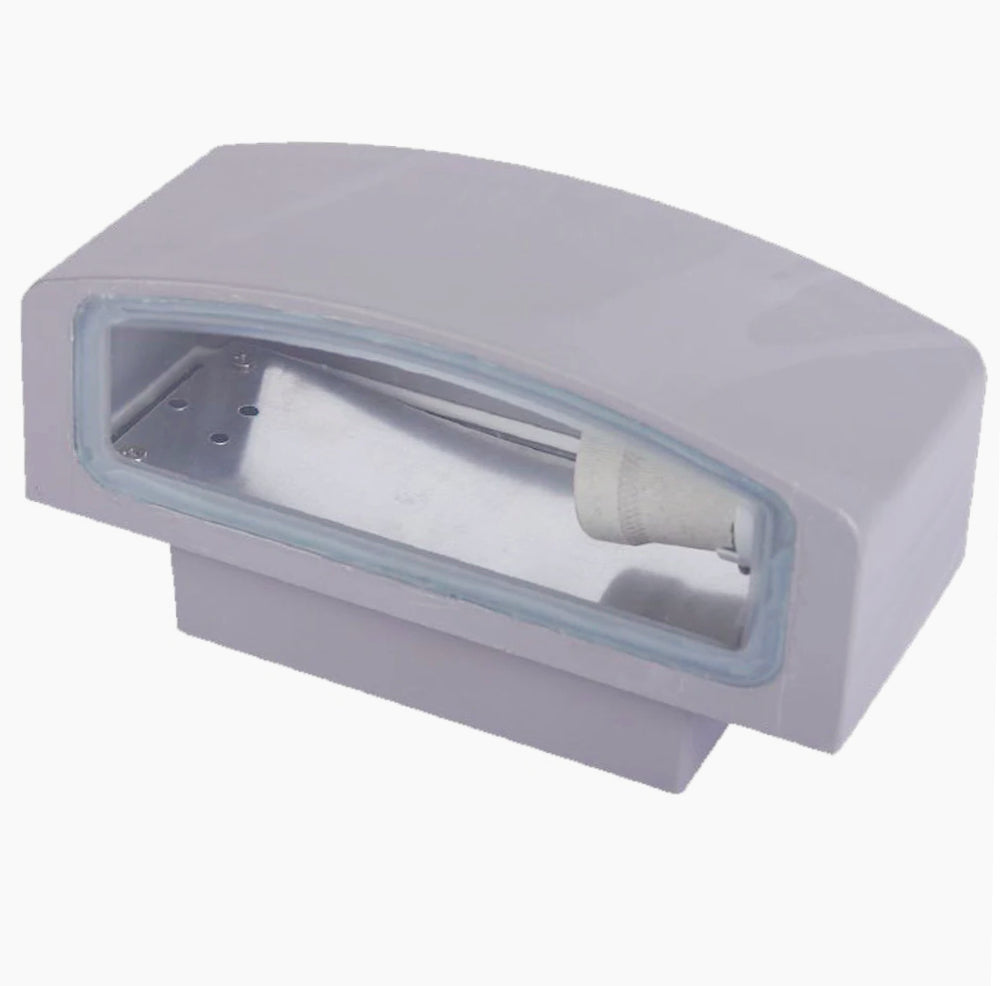 Applique parete esterna – Lampada da muro E27, doppia emissione luce, protezione IP65 - ambraled