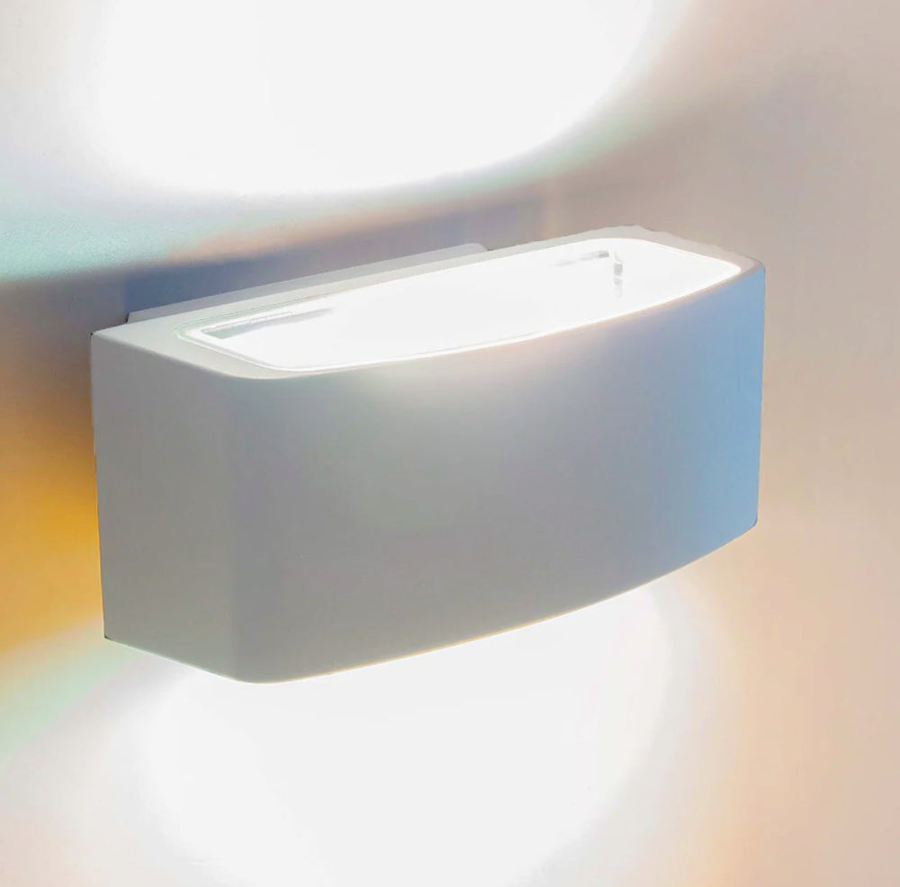 Applique parete esterna – Lampada da muro E27, doppia emissione luce, protezione IP65 - ambraled