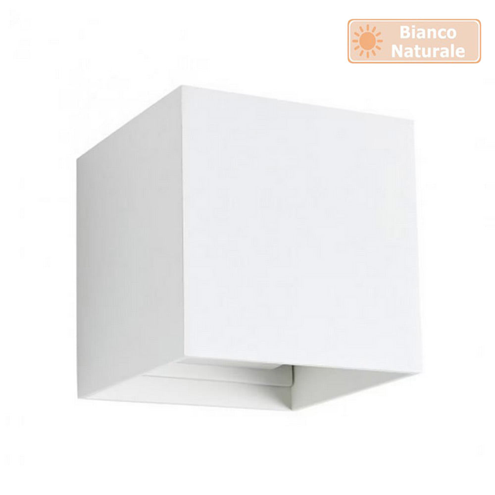 Applique da parete LED COB 12 watt bianco doppia emissione luce IP55 - ambraled
