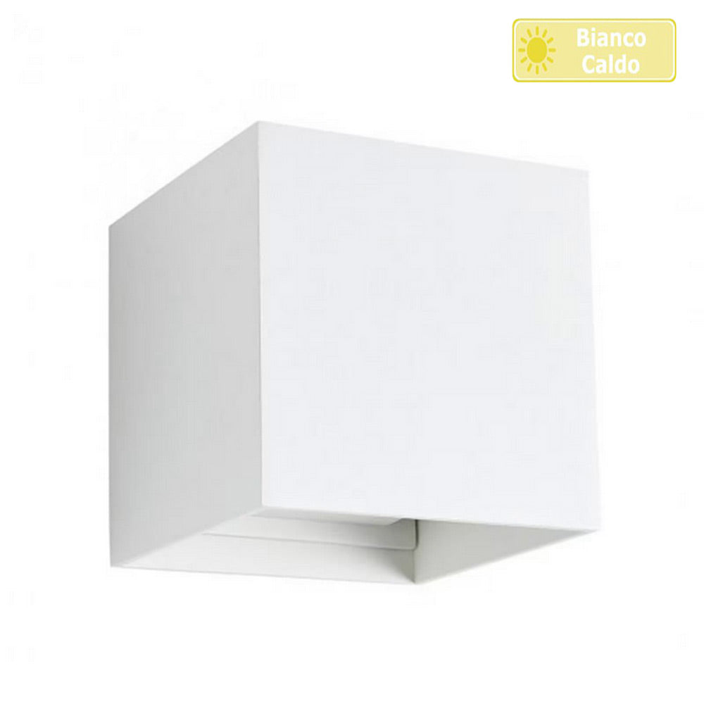Applique da parete LED COB 12 watt bianco doppia emissione luce IP55 - ambraled