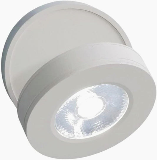 Applique orientabile 1 LED COB 7W – Luce per parete e soffitto, colore bianco - ambraled