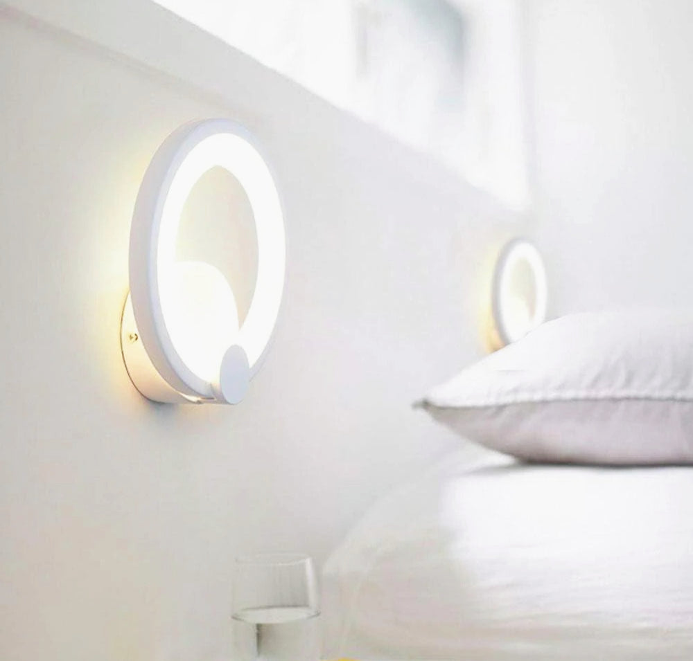 Applique LED circolare 10W – Luce naturale 4000K e calda 3000K - ambraled
