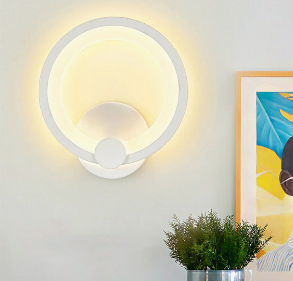 Applique LED circolare 10W – Luce naturale 4000K e calda 3000K - ambraled