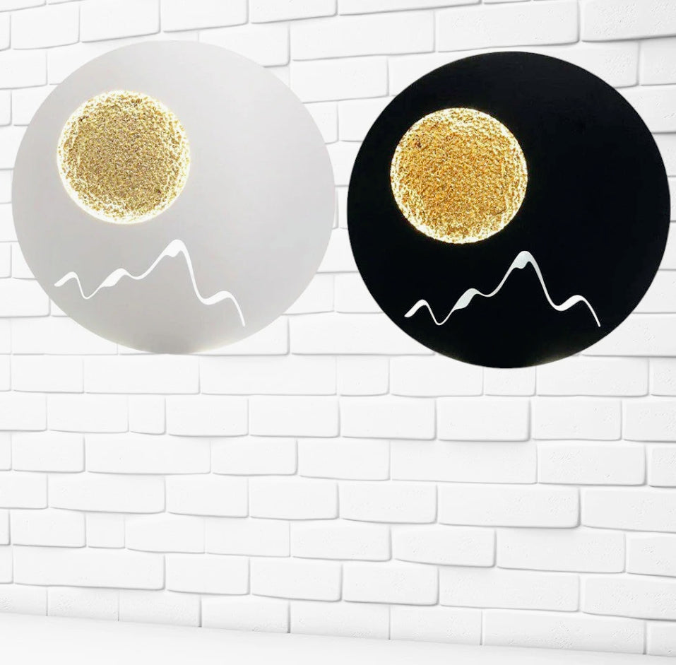 Applique LED moderna rotonda da parete 16W – Regolazione CCT con 3 tonalità di luce - ambraled