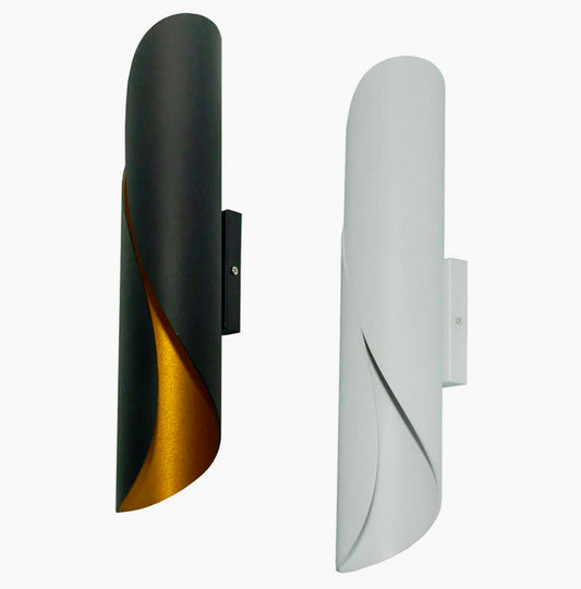 Applique moderna a spirale da parete – Design lampada, 2 attacchi G9  Opp - ambraled