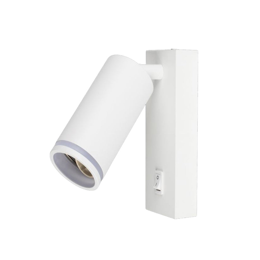 Applique orientabile per muro con interruttore ON/OFF – Attacco GU10 - ambraled