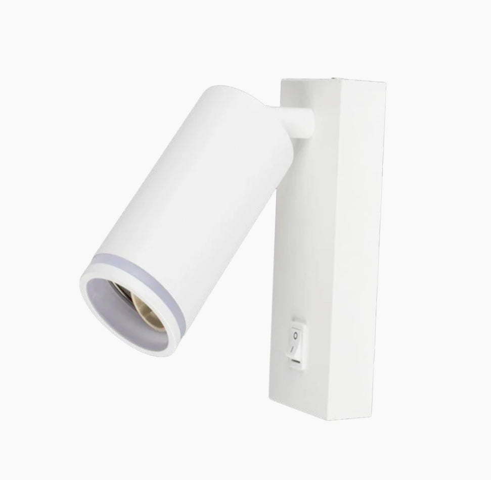 Applique orientabile per muro con interruttore ON/OFF – Attacco GU10 - ambraled