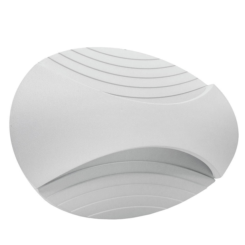 Applique LED murale doppia emissione 6W ovale – 3 modalità di luce regolabili - ambraled
